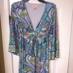 LOOKS NEW!! lily Pulitzer multi color print dress